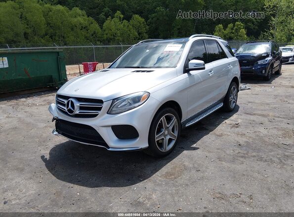 4JGDA5JB7GA736106 2016 MERCEDES-BENZ GLE 350 Silver Front left