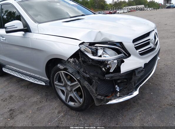 4JGDA5JB7GA736106 2016 MERCEDES-BENZ GLE 350 Silver Front view