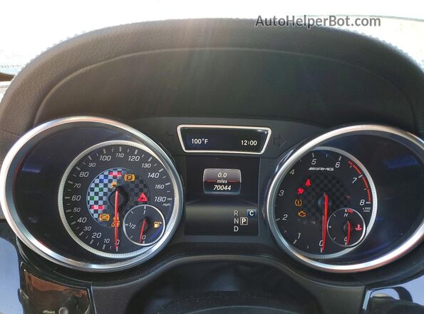 4JGDA6EB7JA998067 2018 MERCEDES-BENZ GLE Черный Вид щитка приборов
