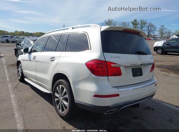 4JGDF6EE0GA688461 2016 MERCEDES-BENZ GL 450 Белый Задняя левая четверть