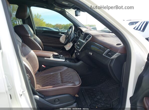 4JGDF6EE0GA688461 2016 MERCEDES-BENZ GL 450 Белый Вид салона спереди