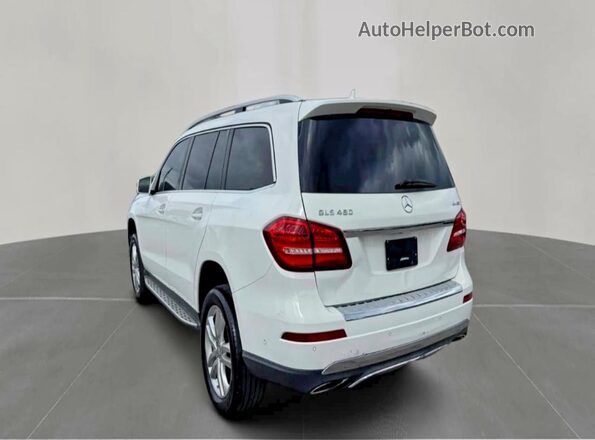 4JGDF6EE0HA758073 2017 MERCEDES-BENZ GLS White Trasero derecho