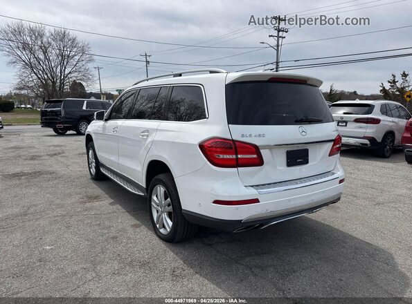 4JGDF6EE0HA758073 2017 MERCEDES-BENZ GLS 450 White Rear left