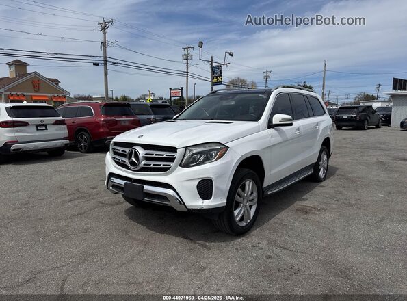 4JGDF6EE0HA758073 2017 MERCEDES-BENZ GLS 450 White Front left