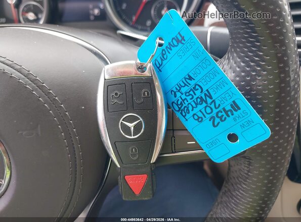 4JGDF6EE0JB072244 2018 MERCEDES-BENZ GLS 450 White Dashboard view
