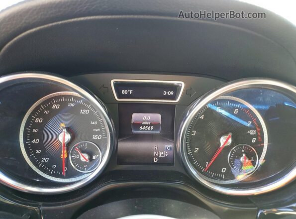 4JGDF6EE0JB176099 2018 MERCEDES-BENZ GLS White Vista del cuadro de instrumentos