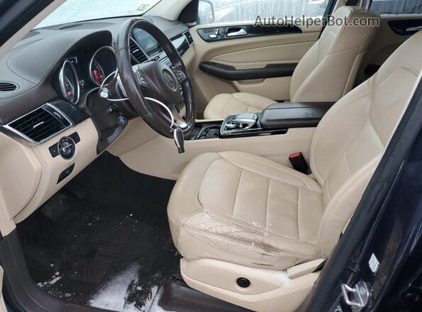4JGDF6EE1JB049944 2018 MERCEDES-BENZ GLS Black Widok wnętrza z przodu
