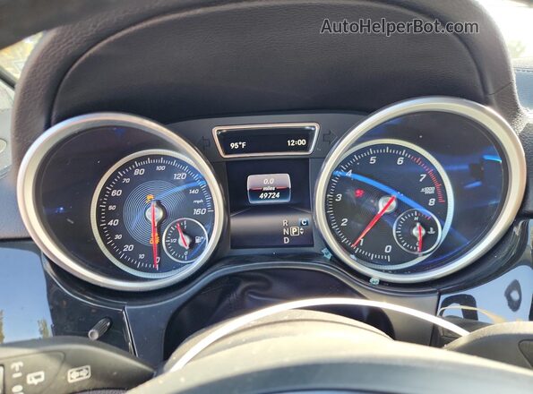4JGDF6EE1KB233508 2019 MERCEDES-BENZ GLS Gray ხელსაწყოთა პანელის ხედი