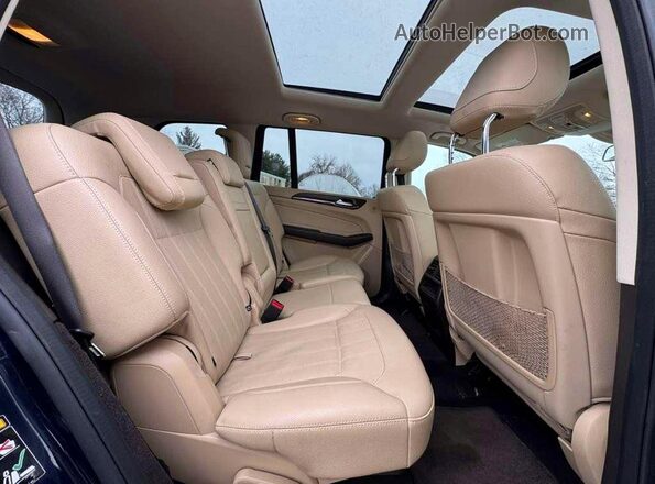 4JGDF6EE3KB188698 2019 MERCEDES-BENZ GLS Blue Widok z tyłu