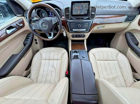4JGDF6EE3KB188698 2019 MERCEDES-BENZ GLS Blue Widok zestawu wskaźników