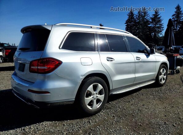 4JGDF6EE4HA810255 2017 MERCEDES-BENZ GLS Silver Задня права чверть