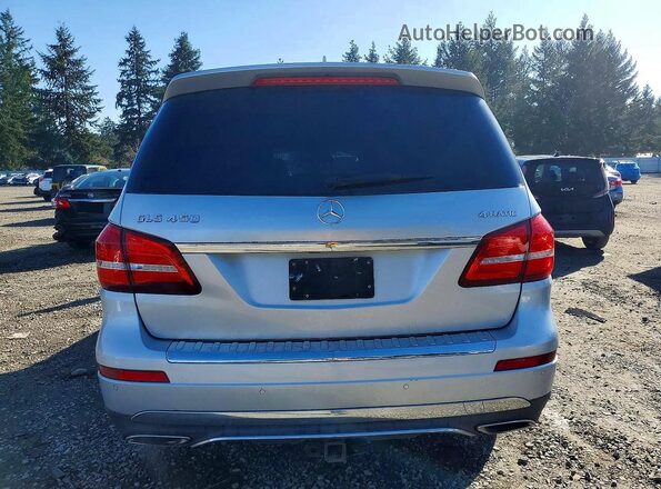 4JGDF6EE4HA810255 2017 MERCEDES-BENZ GLS Silver Вид ззаду