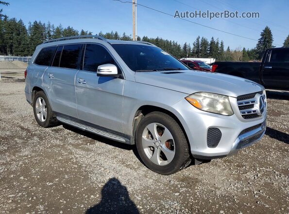 4JGDF6EE4HA810255 2017 MERCEDES-BENZ GLS Silver Передня права чверть