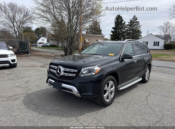 4JGDF6EE5HA752284 2017 MERCEDES-BENZ GLS 450 Black წინა მარცხენა ხედი სამი მეოთხედიდან
