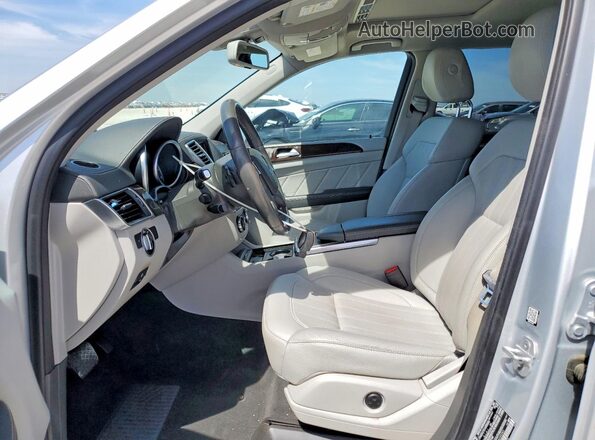 4JGDF6EE6GA658283 2016 MERCEDES-BENZ GL-CLASS Silver Widok wnętrza z przodu