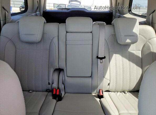 4JGDF6EE6GA658283 2016 MERCEDES-BENZ GL-CLASS Silver Widok tylnych siedzeń