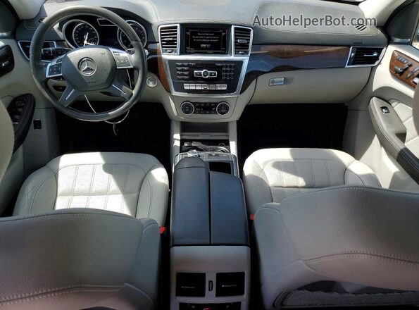 4JGDF6EE6GA658283 2016 MERCEDES-BENZ GL-CLASS Silver Widok deski rozdzielczej