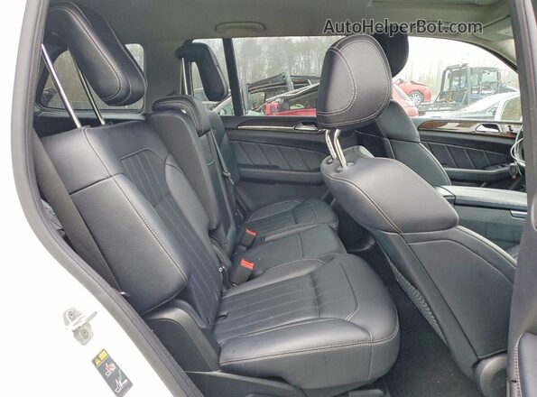 4JGDF6EE6GA661376 2016 MERCEDES-BENZ GL-CLASS White Vista interior trasera
