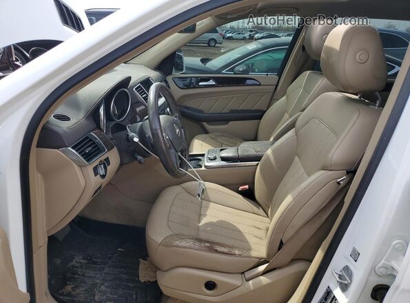 4JGDF6EE6GA675598 2016 MERCEDES-BENZ GL-CLASS White Front interior view