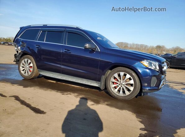 4JGDF6EE6JB071843 2018 MERCEDES-BENZ GLS Blue 