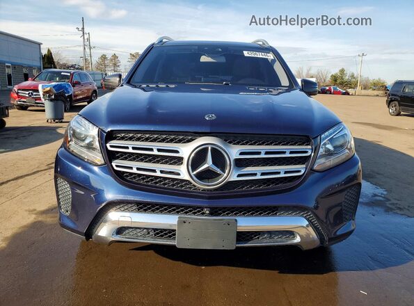 4JGDF6EE6JB071843 2018 MERCEDES-BENZ GLS Blue 