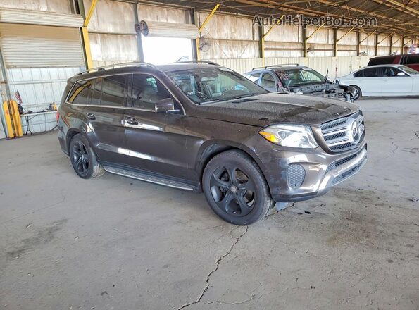 4JGDF6EE7HA815983 2017 MERCEDES-BENZ GLS Коричневый Передняя правая четверть