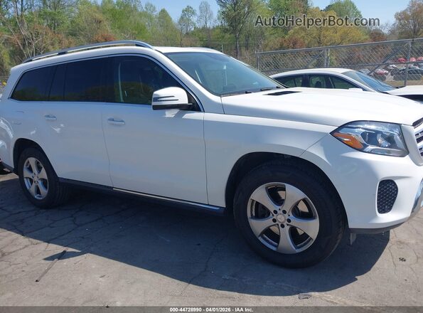 4JGDF6EE7HA888111 2017 MERCEDES-BENZ GLS 450 White Widok wnętrza z tyłu