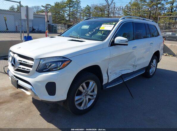 4JGDF6EE7JB067459 2018 MERCEDES-BENZ GLS 450 White წინა მარცხენა ხედი სამი მეოთხედიდან