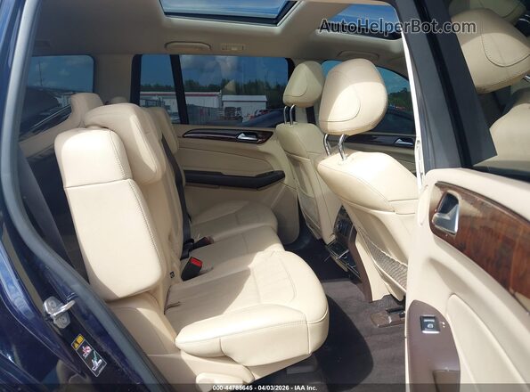 4JGDF6EE7KB200206 2019 MERCEDES-BENZ GLS 450 Blue Widok naklejki z numerem VIN