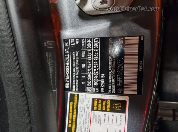 4JGDF6EE7KB224778 2019 MERCEDES-BENZ GLS Silver 