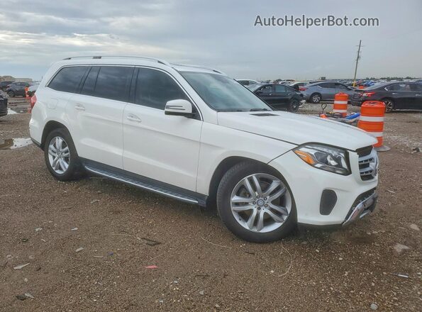4JGDF6EE8HA893706 2017 MERCEDES-BENZ GLS Белый Передняя правая четверть