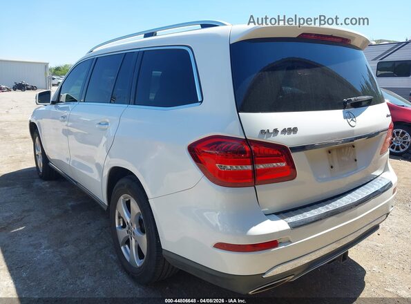4JGDF6EE8HA921312 2017 MERCEDES-BENZ GLS 450 White Trasero izquierdo
