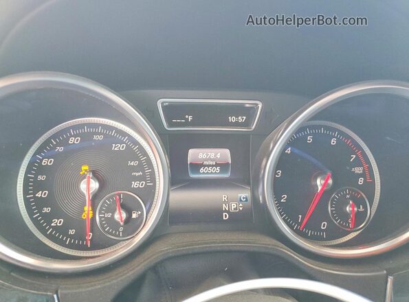 4JGDF6EE9KB216892 2019 MERCEDES-BENZ GLS White ხელსაწყოთა პანელის ხედი