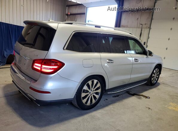 4JGDF6EEXHA900574 2017 MERCEDES-BENZ GLS Silver Rear right