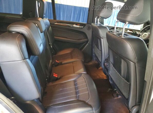 4JGDF6EEXHA900574 2017 MERCEDES-BENZ GLS Silver Rear interior view
