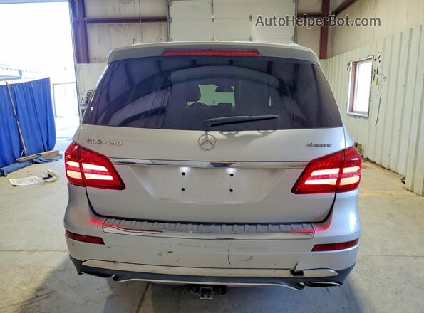 4JGDF6EEXHA900574 2017 MERCEDES-BENZ GLS Silver Rear view