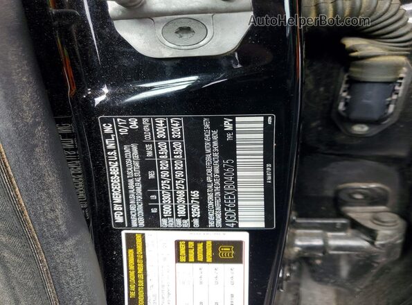 4JGDF6EEXJB040675 2018 MERCEDES-BENZ GLS Black Widok komory silnika