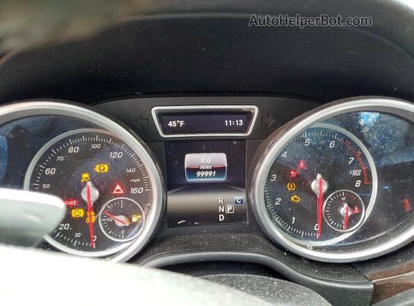 4JGDF6EEXJB040675 2018 MERCEDES-BENZ GLS Black Widok zestawu wskaźników
