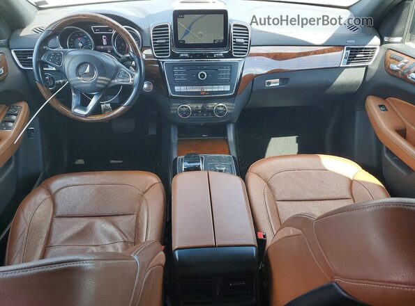 4JGDF6EEXJB113625 2018 MERCEDES-BENZ GLS Белый Вид панели приборов