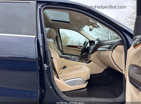 4JGDF7DE1JB117151 2018 MERCEDES-BENZ GLS 550 Blue Front interior view