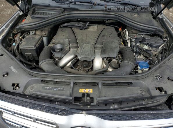 4JGDF7DE9HA770343 2017 MERCEDES-BENZ GLS Gray ძრავის განყოფილების ხედი