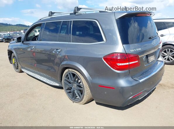 4JGDF7DEXJB101479 2018 MERCEDES-BENZ GLS 550 Gray Rear left