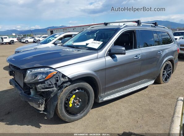 4JGDF7DEXJB101479 2018 MERCEDES-BENZ GLS 550 Gray Front left