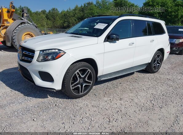 4JGDF7DEXJB106181 2018 MERCEDES-BENZ GLS 550 Белый Передняя левая четверть