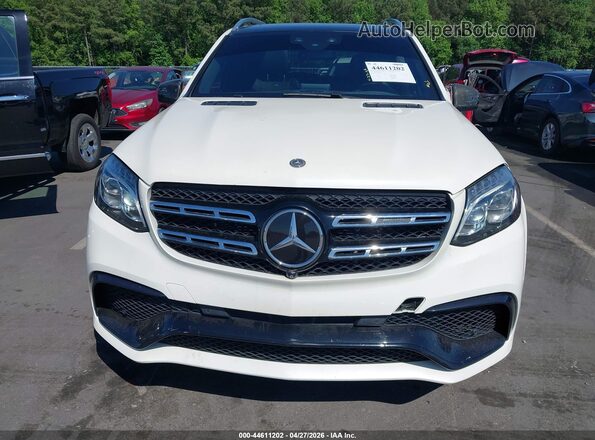 4JGDF7FE2JB061881 2018 MERCEDES-BENZ AMG GLS 63 White Instrument cluster view