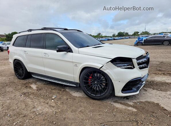 4JGDF7FE7JB007637 2018 MERCEDES-BENZ GLS White Передня права чверть
