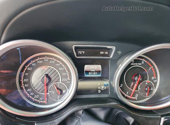 4JGDF7FE7JB007637 2018 MERCEDES-BENZ GLS White Вид щитка приладів