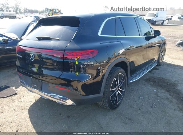 4JGDM2DB7PA009307 2023 MERCEDES-BENZ EQS 450+ SUV Black Tył prawy