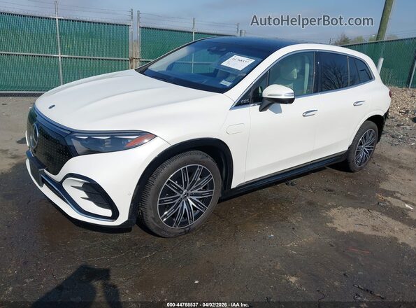 4JGDM4EB2PA014988 2023 MERCEDES-BENZ EQS 580 SUV White Przód lewy