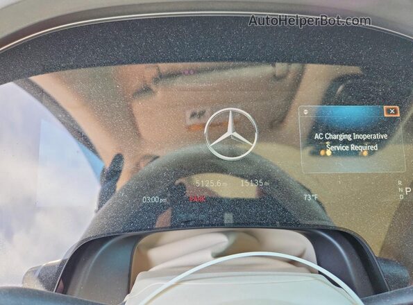 4JGDM4EB8SA037488 2025 MERCEDES-BENZ EQS Gray ხელსაწყოთა პანელის ხედი